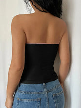 Devine Lace Detail Tube Top Tanks & Camis