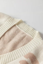 Leopard V Neck Button Down Cardigan Woman Outerwear