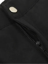 Men's High Waist Slim Straight Pants
