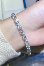 10 Carat Moissanite Platinum-Plated Bracelet Silver One Size Necklaces