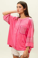 BiBi High-Low Washed T-Shirt Woman T Shirts