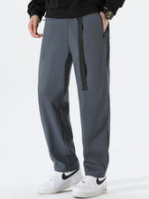 Men's Plus Size Solid Loose Fit Pants