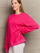 Simply Love Full Size Dropped Shoulder Sweatshirt Woman Sweatshirts