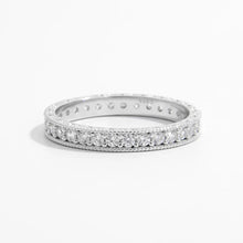 925 Sterling Silver Zircon Ring
