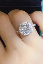 3 Carat Moissanite 925 Sterling Silver Square Ring Rings