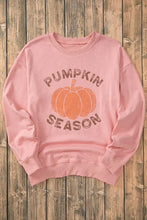 Graphic Round Neck Long Sleeve Sweatshirt Woman Sweatshirts