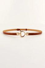 Toggle Buckle Skinny PU Belt Belts