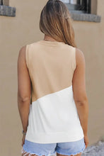 Kontrast Rundhals Tanktop Tanks & Camis