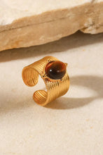 18K Gold-Plated Wide Open Ring Rings