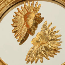 Titanium Steel Gold-Plated Earrings