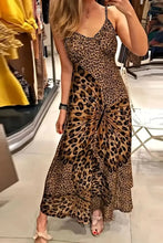 Butterfly Leopard Maxi Cami Dress Casual Dresses