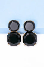 Geometrical Shape Zinc Alloy Frame Dangle Earrings Earrings