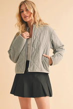 Aemi+Co Zip Up Quilted Jacket Woman Outerwear