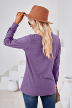 V-Neck Buttoned Long Sleeve Blouse Woman Blouses