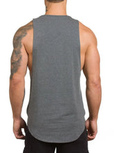 Men's Plus Size Round Neck Breathable Tank