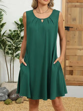 Round Neck Sleeveless Dress Casual Dresses