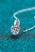 Minimalist 925 Sterling Silver Moissanite Pendant Necklace Necklaces