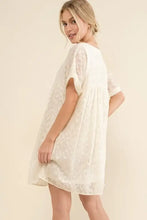 And The Why Woven Leopard Baby Doll Roll-Sleeve Casual Dress Casual Dresses