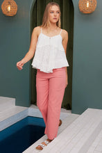 Mittoshop Twill Patch Pocket High Rise Wide Leg Pants