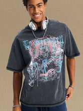 Men's Graphic Round Neck Half Sleeve T-Shirt