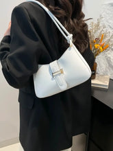PU Leather Shoulder Bag White One Size Shoulder Bags