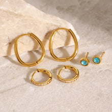 3-Piece 18K Gold-Plated Earrings Earrings