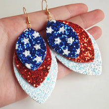 Leaf Shape Copper Dangle Earrings Style A One Size Earrings