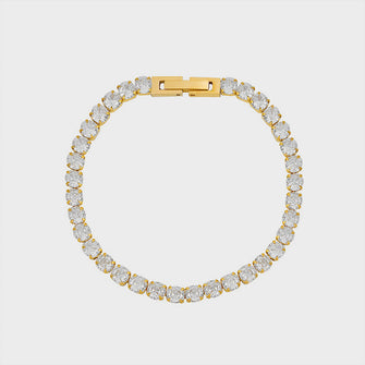 Titanium Steel Bracelet Gold One Size