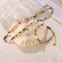 Bohemian Natural Stone Pearl Beaded Jewelry Set
