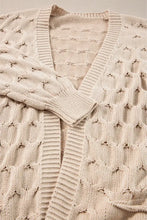 Open Front Long Sleeve Cardigan Woman Outerwear