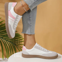Round Toe Lace Up Sneakers Woman Sneakers