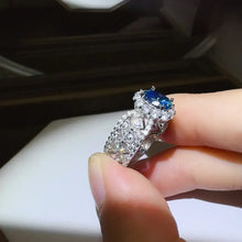 1 Carat Moissanite Zircon 925 Sterling Silver Ring Rings