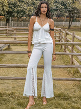 Peplum V-Neck Cami Tanks & Camis