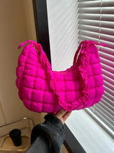 Bubble Texture Ruched Strap Quilted Shoulder Bag Shoulder Bags