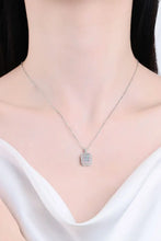 1 Carat Moissanite Geometric Pendant Chain Necklace Necklaces