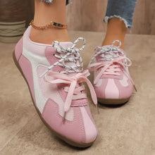 Round Toe Platform Sneakers Pink Woman Sneakers
