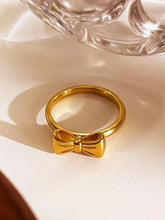 18K Gold-Plated Bow Knot Ring