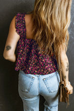 Printed Square Neck Tank Tanks & Camis
