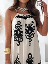 Printed Spaghetti Strap Sleeveless Maxi Dress Woman Maxi Dress
