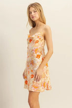 HYFVE Floral Cowl Neck Flirty Satin Mini Dress Casual Dresses