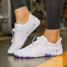 Elastic Lock Laces Mesh Contrast Breathable Athletic White