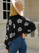 Angel Wings Flower Open Front Long Sleeve Cardigan Woman Outerwear