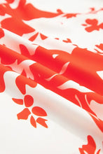 Floral V-Neck Summer Midi Dress Woman Casual Dress