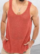 Men's Plus Size Scoop Neck Knit Tank Strawberry Tanks & Camis