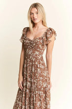 Jade By Jane Ruffle Sleeve Tiered Maxi Dress Woman Casual Dress