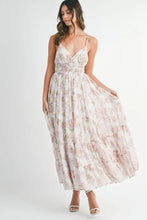 MABLE Floral Print Tiered Cami Maxi Dress Casual Dresses