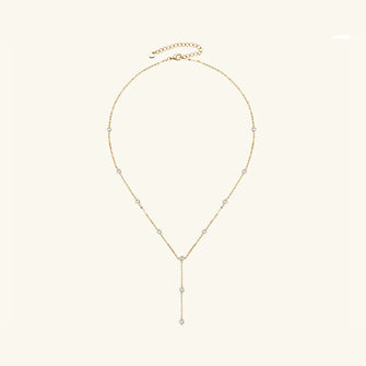 1.1 Carat Moissanite 925 Sterling Silver Necklace Gold One Size