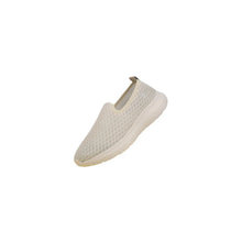 Round Toe Flats Athletic Beige