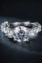 8 Carat Moissanite 925 Sterling Silver Ring Silver Rings