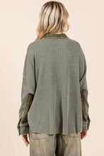 Mittoshop Mineral Washed Plaid Button Down Shacket Woman Outerwear